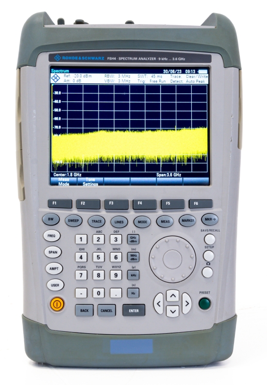 R&S Rohde & Schwarz FSH4 Handheld Spectrum Analyzer 3.6 GHz